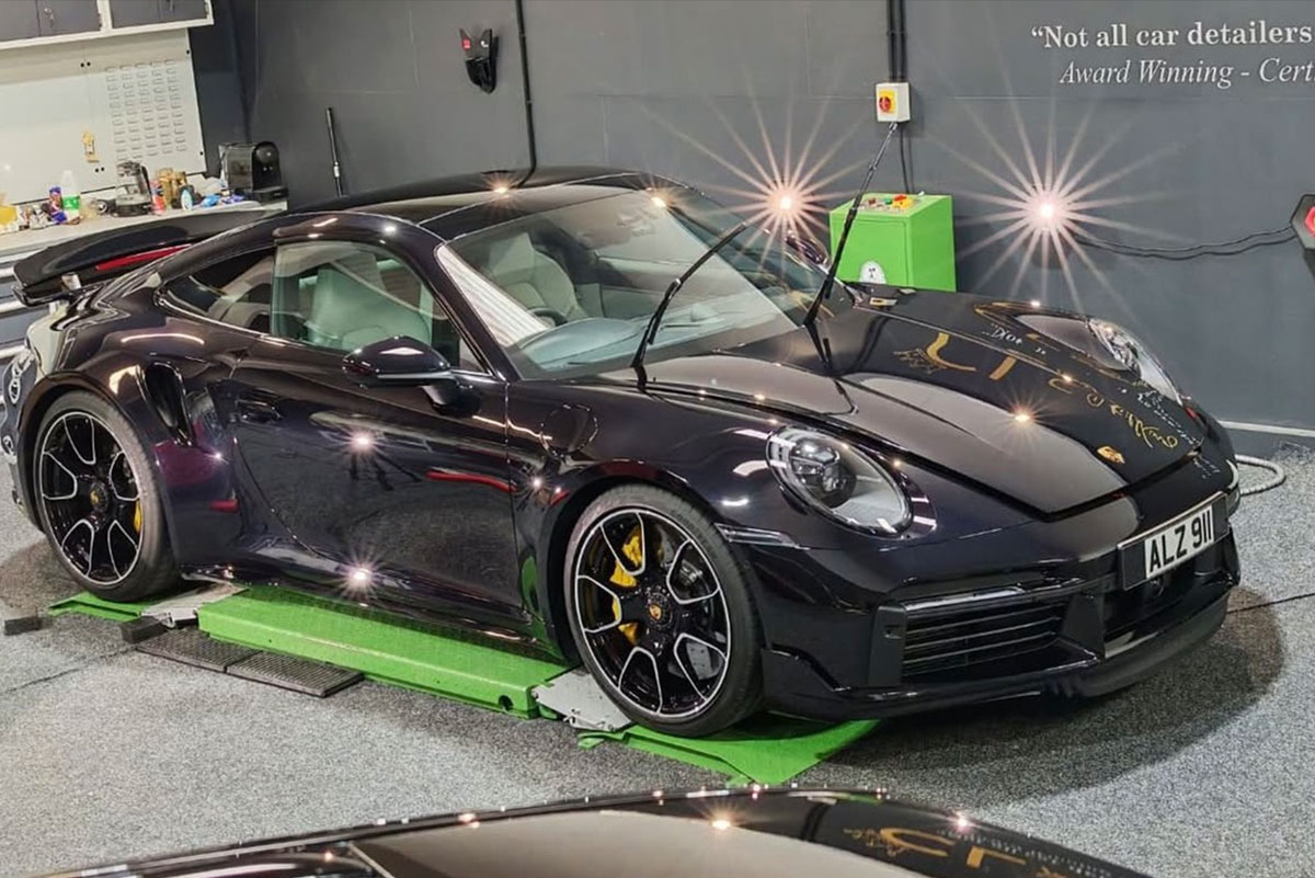 Detailing – Polishing a door at The Car Hotel